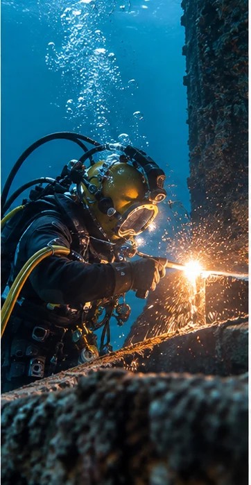 Representative diving operations context